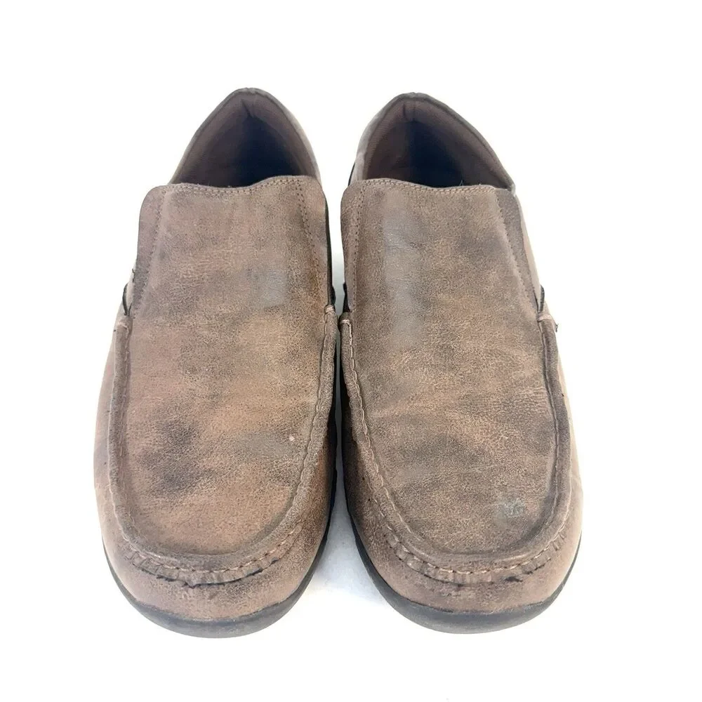 Roper Trent Mens Loafer Brown Leather Casual Shoe 11.5 (09-020-0191-9529)